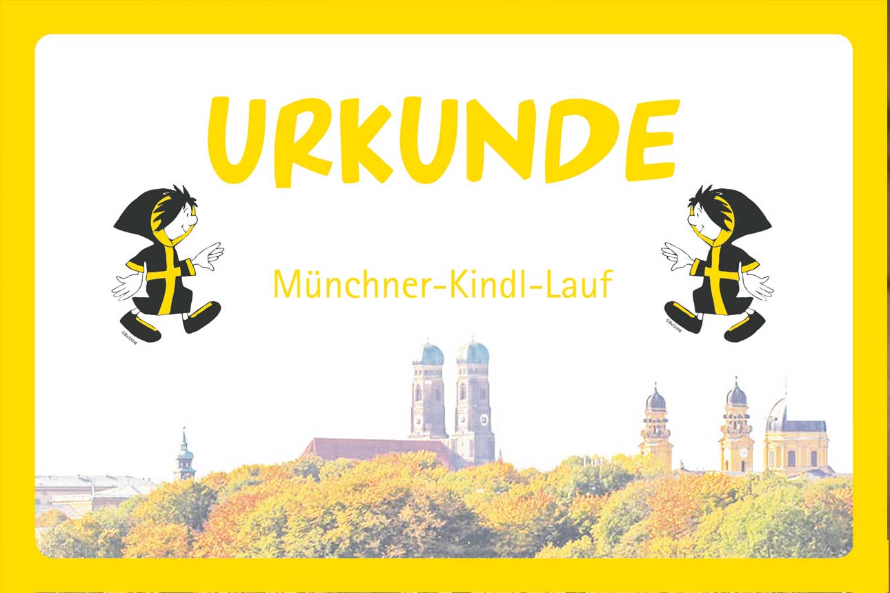 Muenchner-Kindl-Lauf Urkunde
