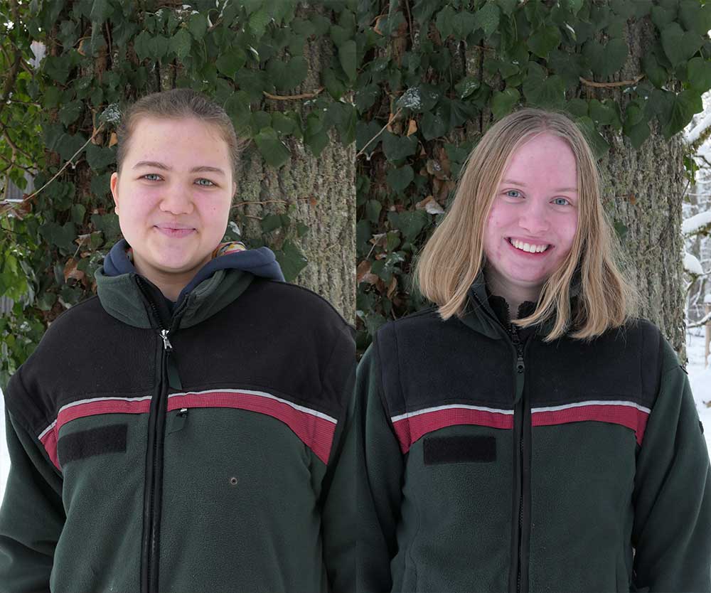 Teamfoto Walderlebniszentrum Gruenwald - Johanna Brückner und Judith Efler
